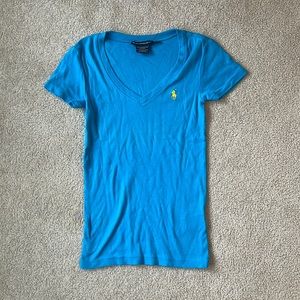 Ralph Lauren Women’s Blue V Neck